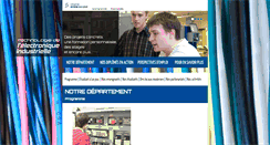 Desktop Screenshot of electronique.cegep-rdl.qc.ca